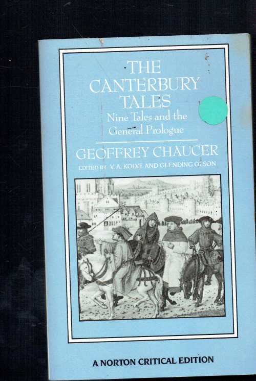 The Canterbury Tales - Geoffrey Chaucer - 1989 - a Norton critical edition