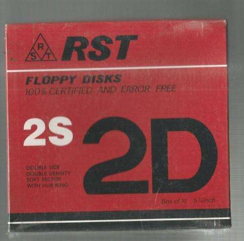 Floppy Discs - Vintage - 2S 2D - Box with 10 - still sealed in original packaging