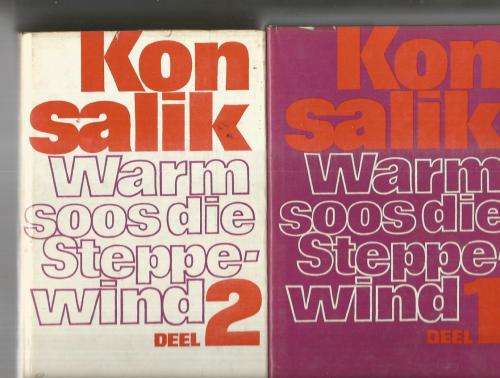 Konsalik - Warm soos die steppewind deel en twee - 2 boeke - Oorlogsdrama 2 de WO