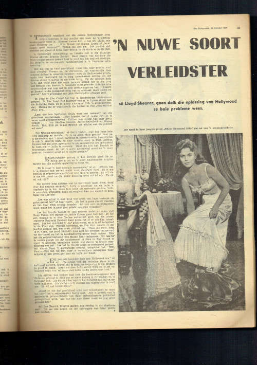 Huisgenoot Tydskrif - 24 Okt 1958 - Penny Coelen en ander - Sien produk beskrywing