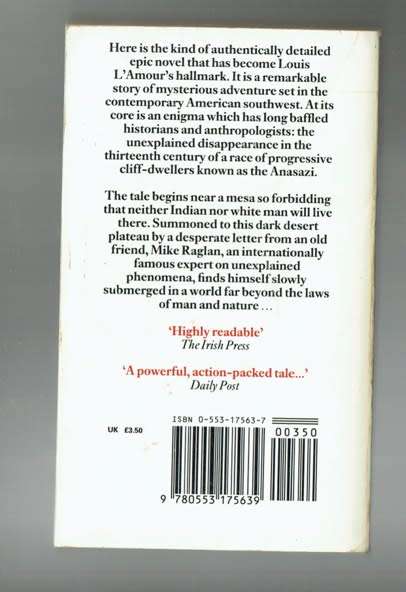 Haunted Mesa - Louis L`Amour - Adventure Thriller - 1988