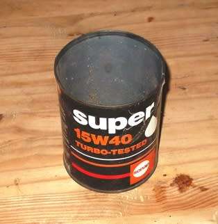 Vintage SONAP 500ml empty oil can