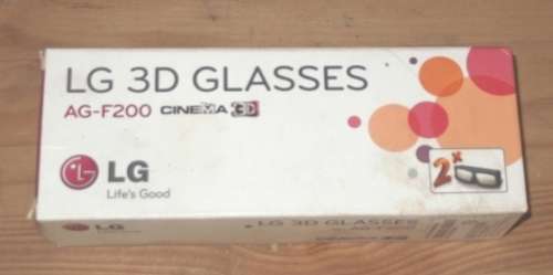 Pack with 2 3D Glasses LG AG-F200 Cinema 3D glasses