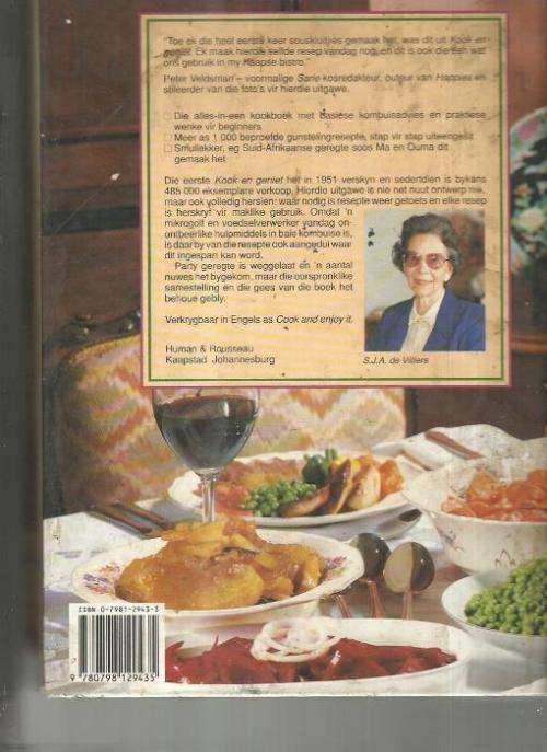 Kook en Geniet - SJA de Villiers - 1993