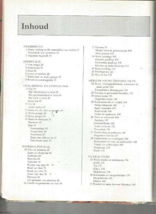 Kook en Geniet - SJA de Villiers - 1993