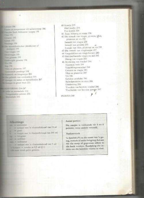 Kook en Geniet - SJA de Villiers - 1993