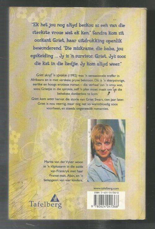 Griet kom weer - Marieta van der Vyver - 2004 - Roman