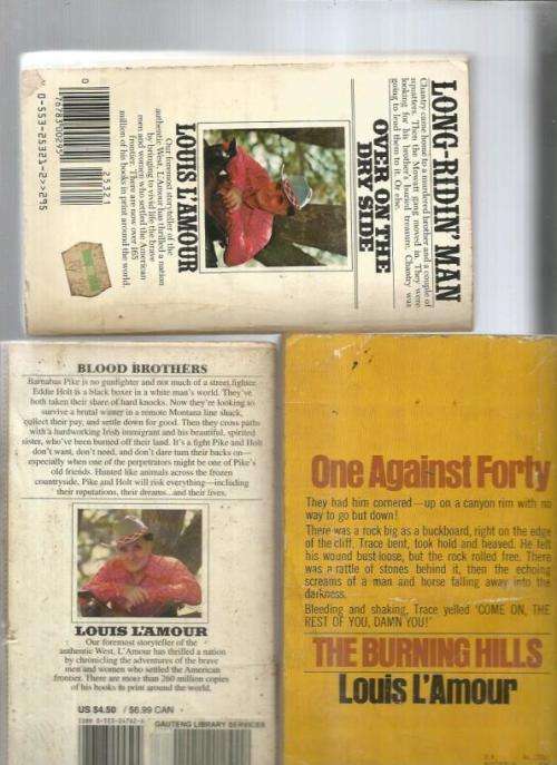 Louis L`Amour value pack - 10 books see scans and product description