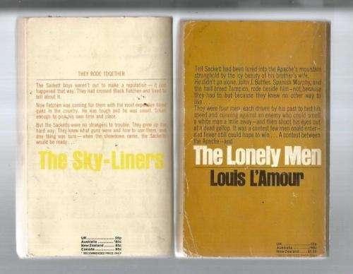 Louis L`Amour value pack - 10 books see scans and product description