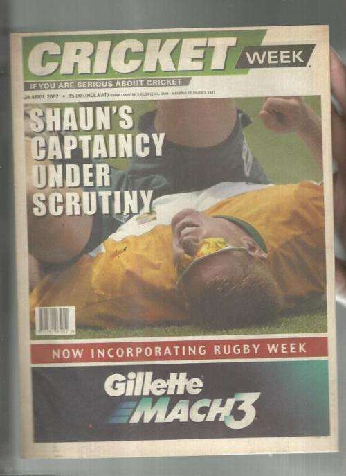 Rugby Week / Cricket Week - 24 April 2002