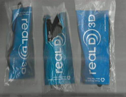 Lot off 3 Real 3D glasses