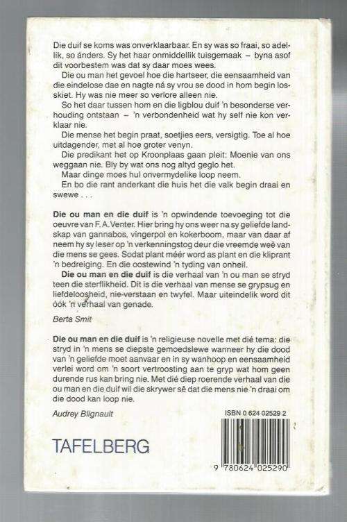 Die ou man en die duif - FA Venter - 1987