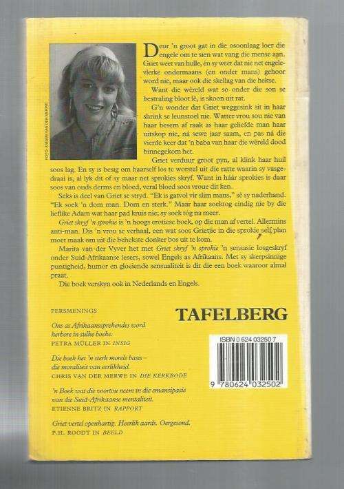 Griet skryf n sprokie - Marita van der Vyver - 1994 - Volwasse roman