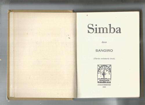 Simba - Sangiro - Natuurlewe verhaal - 1948 - verbeterde druk