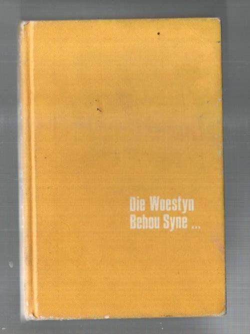 Die woestyn behou syne - DH Combrink - Klub 707 1975 - Spanningsverhaal (f4)
