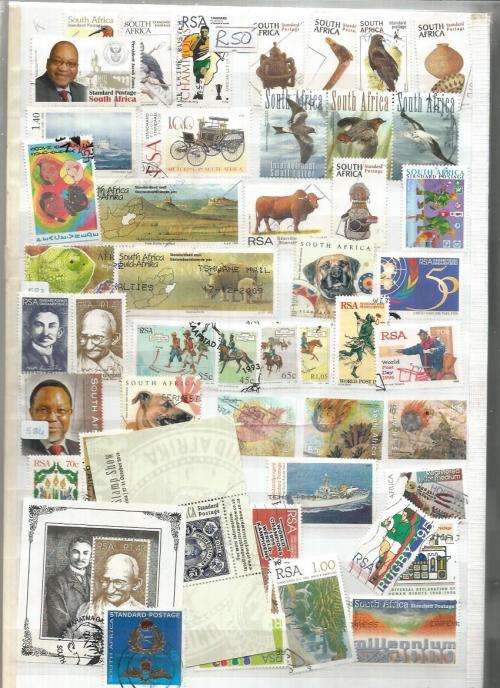 Packet with 90 RSA stamps - various themes - see scans (SB005)