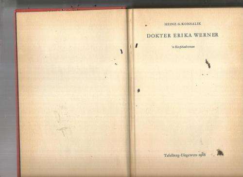 Konsalik - Dokter Erika Werner - 1968 - n Hospitaal roman (e5)