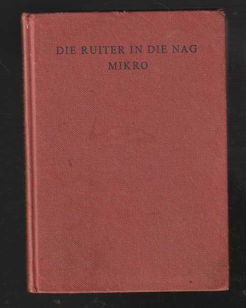 Die Ruiter in die Nag - Mikro - 1967 - Boere oorlog avontuur vir die jeug