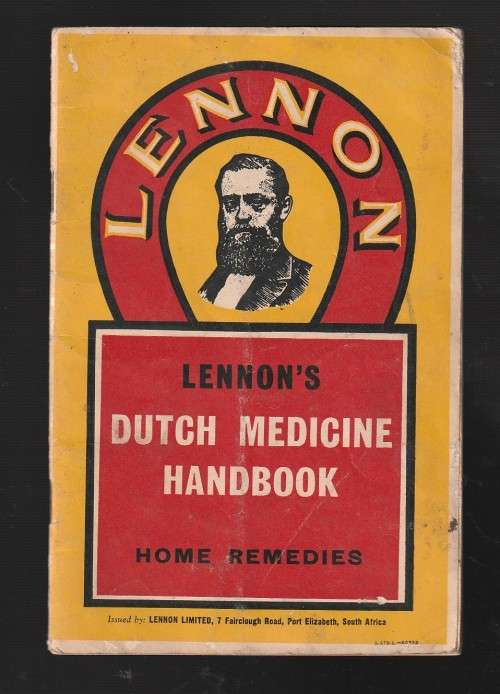 Lennon se Hollandse Medisyne handboekie / Lennon`s Dutch medicine handbook (60,s?)