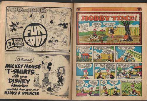 Walt Disney`s Micky Mouse in Disneyland comic Magizine - 14th May 1977