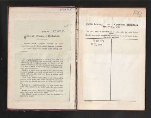 Towerbeelde by die aandvuur - Pieter E Erasmus - (50`s druk?) - Skaars Zoeloe legendes en verhale