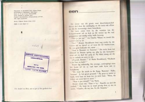 Die beestrek - Doc Immelman - 1974 - Avontuurverhaal (2)