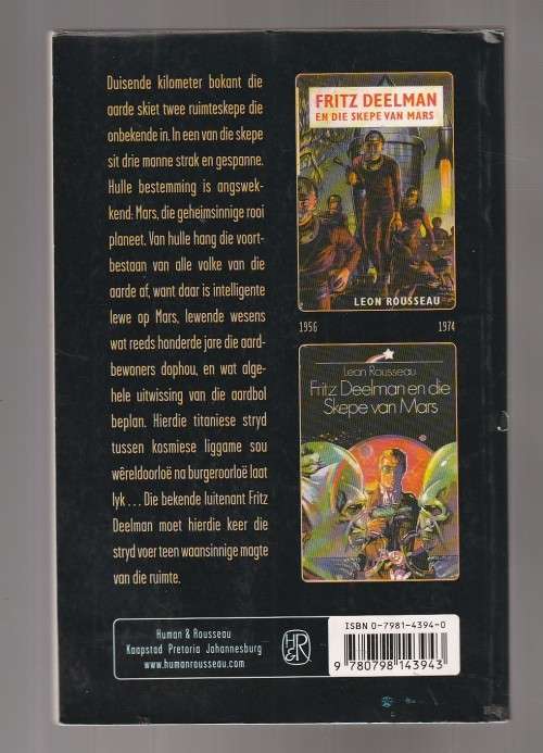 Fritz deelman en die Skepe van Mars - Leon Rousseau - 2004 - Jeug avontuur