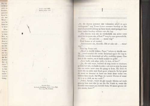 Tessa en die Tienerbende - Elizabeth Stander - 1972 - Tessa reeks vir Meisies