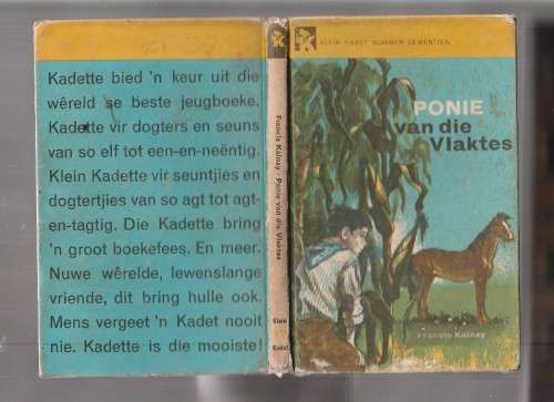 Ponie van die vlaktes - Francis Kalnay - 1962 - Klein kadet reeks nr 17
