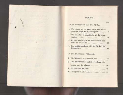 Op jag in die Wildernis - Theodor Rooseveldt - (50`s) - Skaars Ons Leesuurtjie Reeks deur Van Schaik