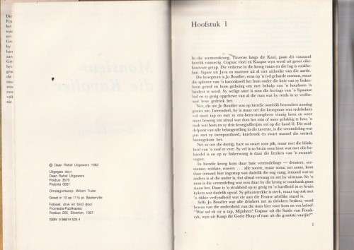 Monsieur die Kavalier - CF Beyers-Boshoff - 1982 - Ou Kaapse verhaal