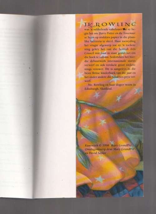 Harry Potter en die Towenaar se steen - JK Rowling - 2001 - Sagteband - Harry Potter nr 1