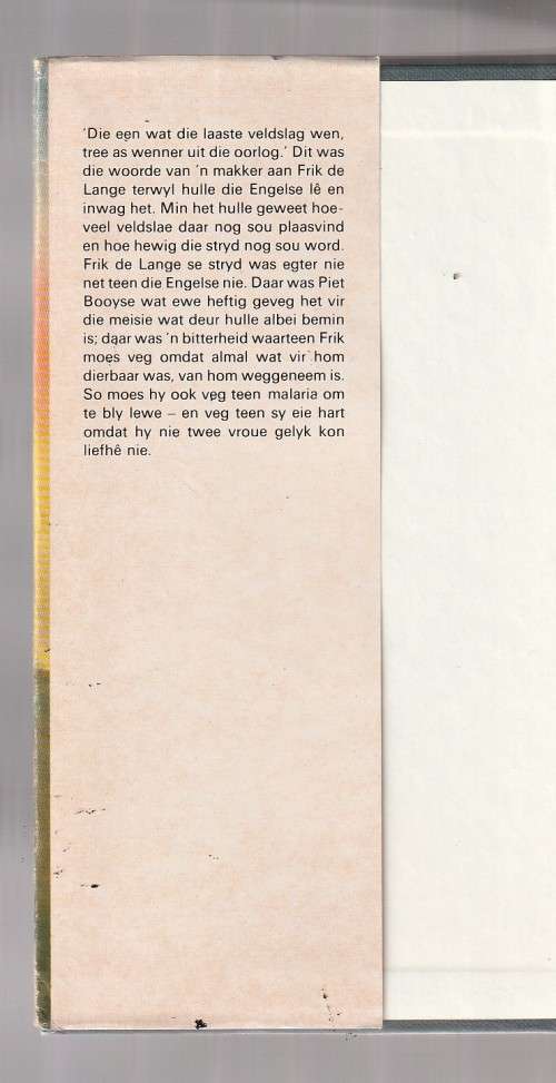 Werda - Frans Conradie - 1991 - Deel van die Boereoorlog trilogie