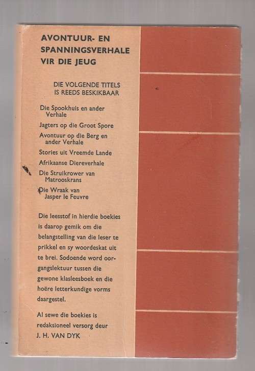 Die wraak van Jasper Le Feuvre - Karl Kielblock -1968 - Ou Kaapse verhaal
