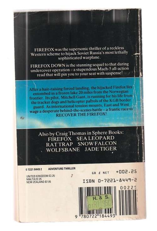 Firefox Down - Craig Thomas - Mitchell Gant Thriller