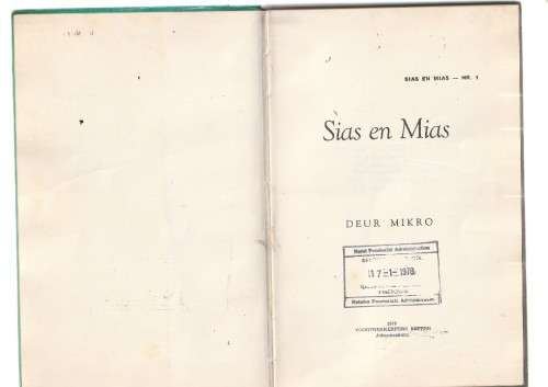 Sias en Mias - Mikro - Sias en Mias nr 1 - Hardeband