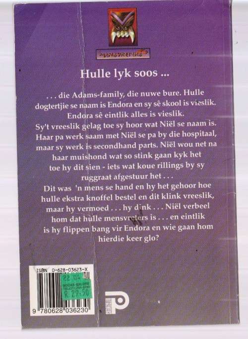 Mensvreters - Louis van Niekerk - Monstermaan reeks 4 - Jeug riller (a9)