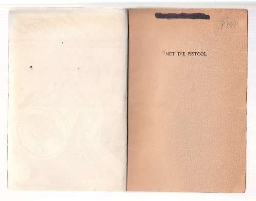 Net die Pistool - Gerrie Radlof - Ramala reeks nr 21 - (k4) Pionier Boek 1959