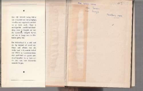 Die Wa-As - Mikro - (50,s druk) - 4 Novelles