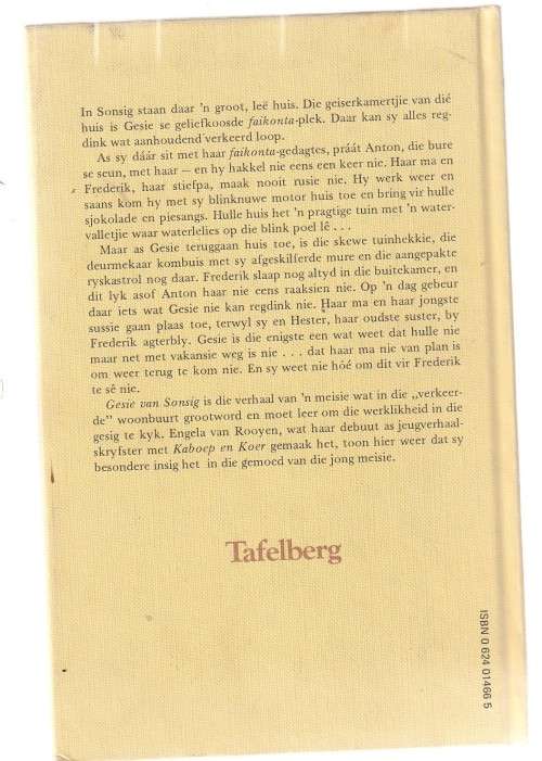 Gesie van Sonsig - Engela van Rooyen (k5) - Gesie Reeks