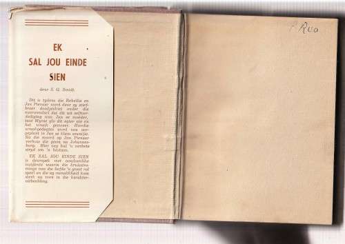 Ek sal jou einde sien - SG Smidt (Johann vd Post) 1948 - Spannings verhaal