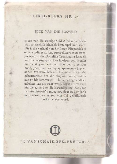 Jock van die Bosveld - Percy Fitzpatrick - (k5) - Avontuur - Libri reeks