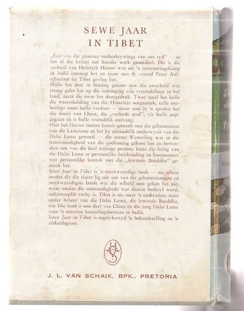 Sewe jaar in Tibet - Heinrich Harper - Libri reeks