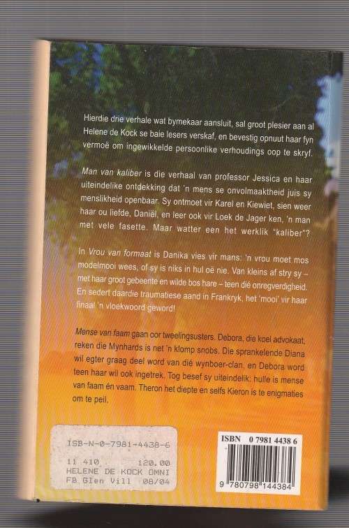 Helene de Kock Omnibus nr 6 - Man van Kaliber/Vrou van formaat/Mense van faam (e5)