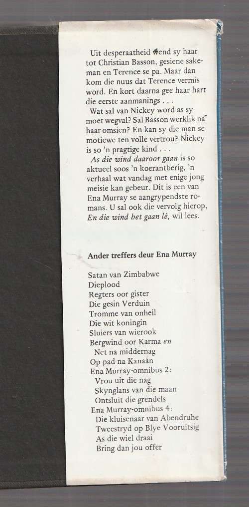 As die wind daaroor gaan - Ena Murray - (c3) - Roman