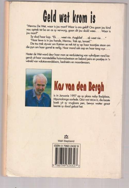 Geld wat krom - Kas van den Bergh - Speurverhaal