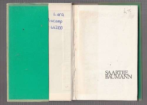 Saartjie Baumann - Bettie Naude (a9) - Saartjie reeks nr 1 APB 1970