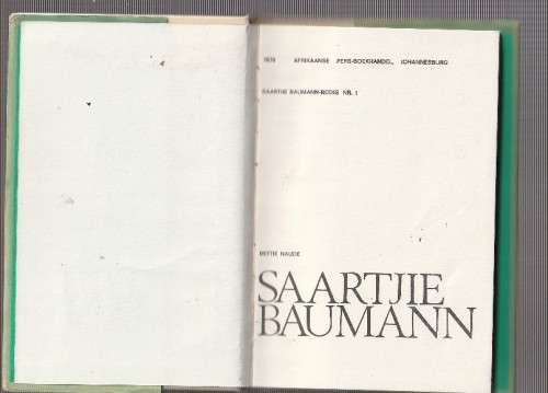 Saartjie Baumann - Bettie Naude (a9) - Saartjie reeks nr 1 APB 1970