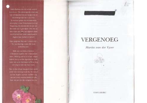 Vergenoeg - Marita van der Vyver - (c5) Roman