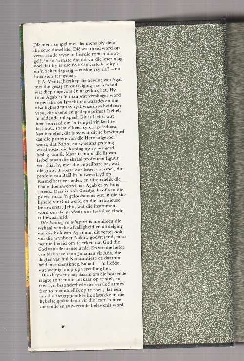 Die koning se Wingerd - FA Venter (c6) - Verhaal van Nabot se wingerd